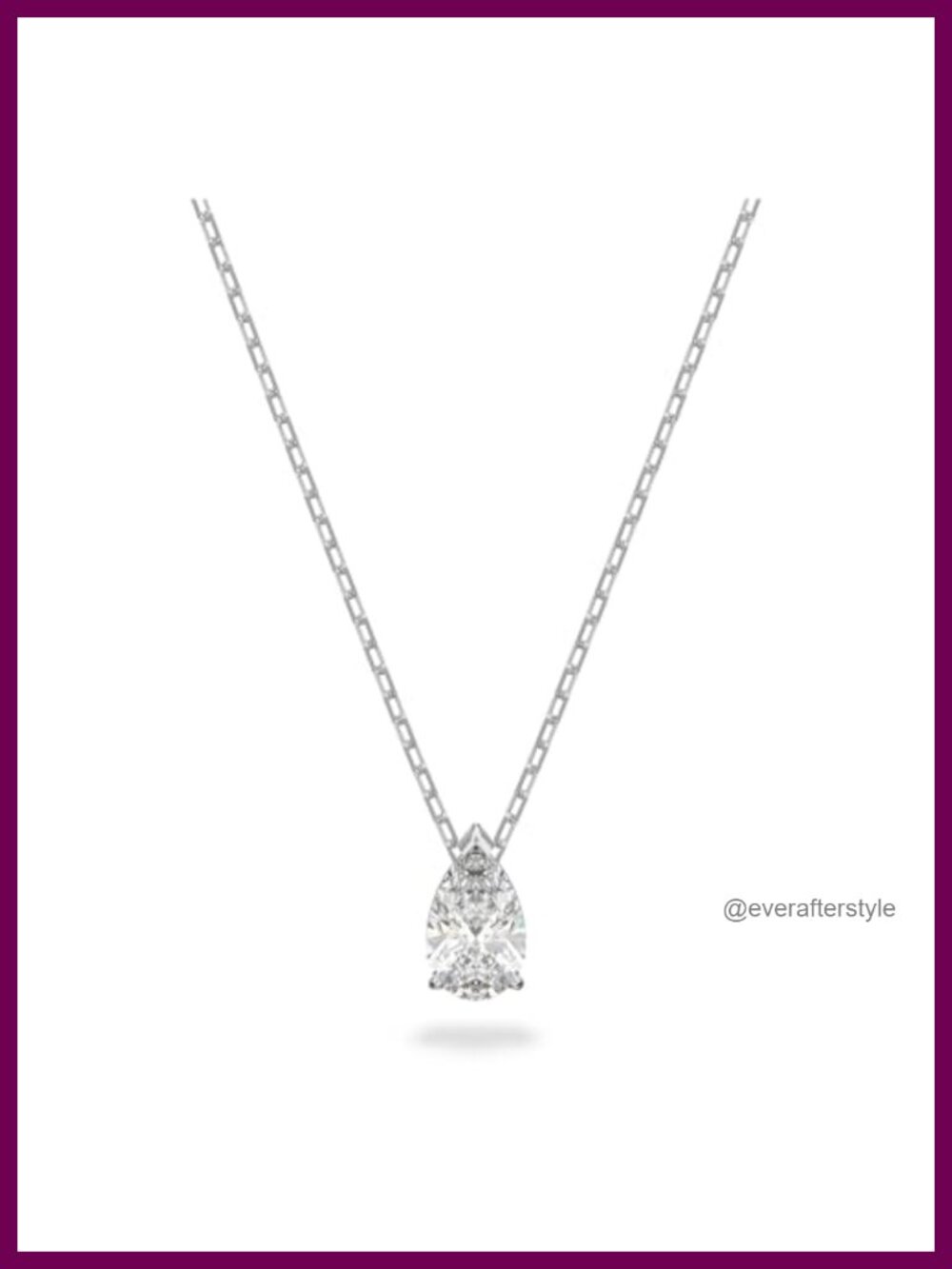 Swarovski Attract Crystal Necklace 14 7/8 Inch Everyday Jewelry